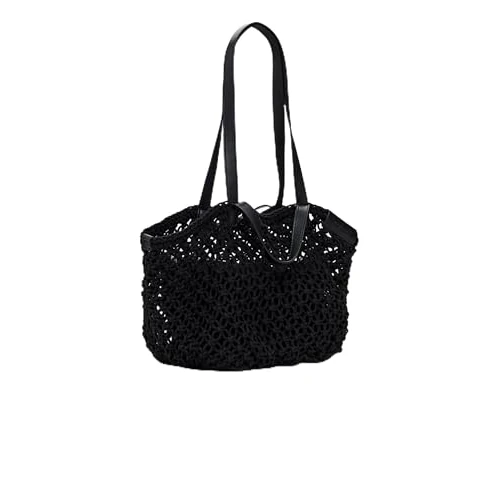 Offerta a tempo: Desigual BAG_BRAIDED CORD_CAHUIL M, 2000 BLACK, U - 62% da 119.00 € a 45.67 €