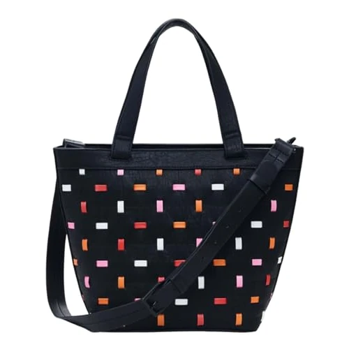 Offerta a tempo: Desigual Fantasia Valdivia Shopping Bag Black - 44% da 89.95 € a 49.95 €