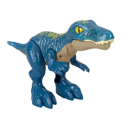 Offerta a tempo: Fisher-Price Imaginext Jurassic World - Baryonyx Super Ruggito, dinosauro con coda attivabile che si illumina, luci, suoni e fauci in azione inclusi, giocattolo per bambini, 3+ anni, JCT48 - 39% da 34.99 € a 21.26 €