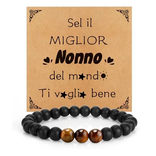 Offerta a tempo: Regalo Festa Dei Nonni: Bracciale Nonno, Regali per Nonni - 0% da 3.99 € a 3.99 €