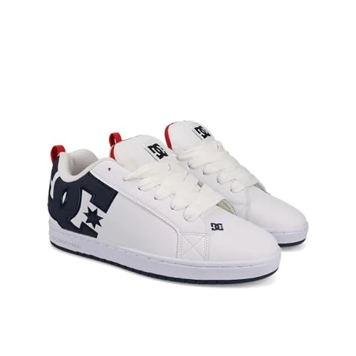 Oferta limitada: DC Shoes Zapatillas Deportivas Court Graffik para Hombre, Color Blanco, Azul y Rojo, Talla 44 EU, Blanco Marino Rojo, 44 EU de 85.00 € a 67.95 € (ahorro 20%)