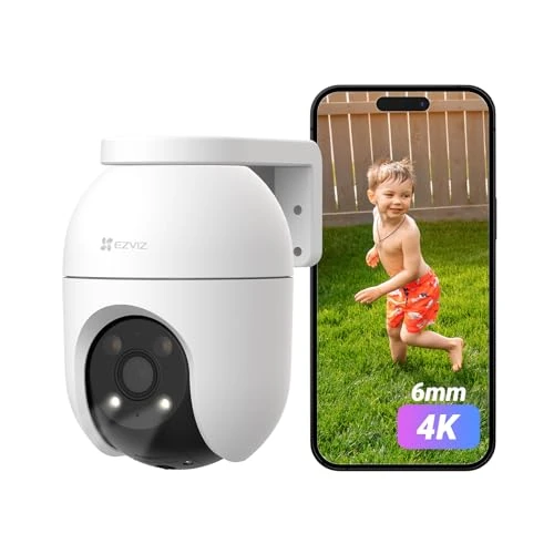 Offre limitee: EZVIZ C8c 4K Camera Surveillance WiFi Extérieure à 360° avec Suivi Auto-Zoom, Détection de Forme Humaine/Véhicule, Vision Nocturne en Couleur, Audio Bidirectionnel, IP65 Etanche, Défense Active, 6mm de 109.99 EUR a 109.99 EUR (economie 0%)