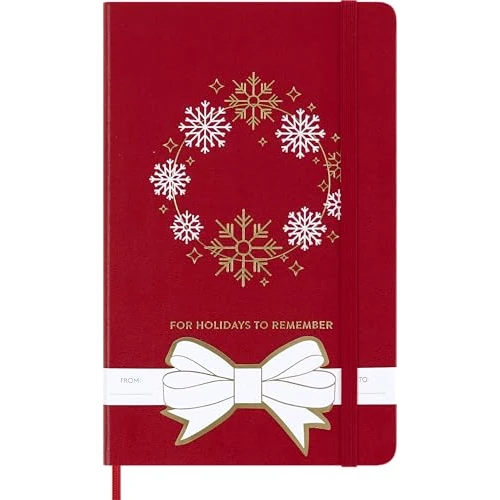 Offerta a tempo: Moleskine Taccuini Natalizi, Taccuino a Righe — 70% da 25,00 € a 7,50 €