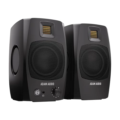 Offerta a tempo: Sistema di monitoraggio attivo da desktop ADAM Audio D3V con connessione USB-C (coppia, nero) - 29% da 338.31 € a 239.99 €