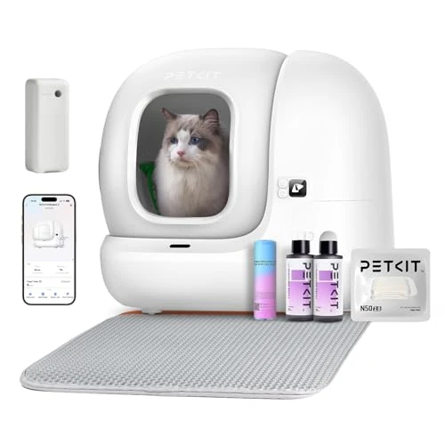 PETKIT Pura Max 2 Self Cleaning Litter Box, xSecure/Odor Removal/APP Automatic Control, Cat Litter Box for Multiple Cats