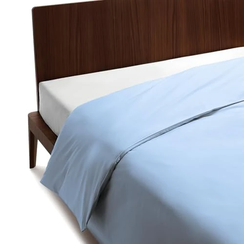 GUZZINI Classic - Copripiumino Singolo Cotone 155x200 100% Certificato OekoTex Fresco e Traspirante, Sacco Copri Piumino con Patelle da 40 cm per Biancheria da Letto Morbida e Resistente