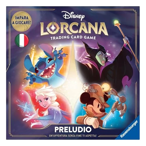 Offerta a tempo: Ravensburger - Disney Lorcana Preludio | Giochi Bambini 8 Anni | 2 Giocatori | Giochi Di Carte | Regalo Bambino 8 Anni | Edizione In Italiano | Idee Regalo - 35% da 24.99 € a 16.22 €