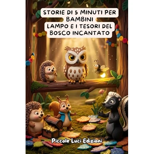 Storie di 5 Minuti per Bambini – Lampo e i Tesori del Bosco Incantato: Favole Della Buonanotte E Racconti Illustrati Per Bambini Dai 3 Ai 6 Anni – Storie ... Coraggio Per Sognare Prima (Italian Edition)