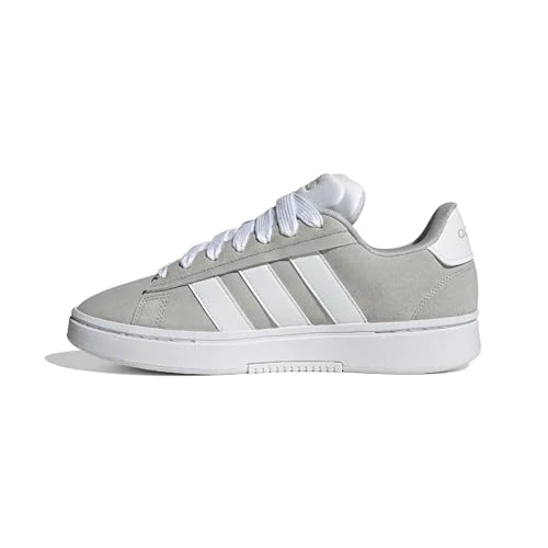 Offerta a tempo: adidas Uomo Grand Court Alpha 00S Shoes, Grey Two/Ftwr White/Grey Two, 43 1/3 EU - 36% da 90.00 € a 57.98 €