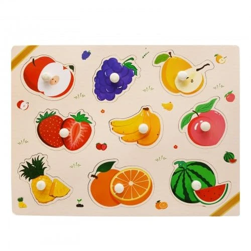 Offre limitee: Jeu de Puzzle en Bois Husalsea pour Tout-Petits - Jeu de Chevilles Éducatif pour 1-3 Ans, Idéal comme Cadeau pour Garçons & Filles, Jouet d'apprentissage Amusant & Interactif pour la Maison & l'École de 8.79 EUR a 8.79 EUR (economie 0%)