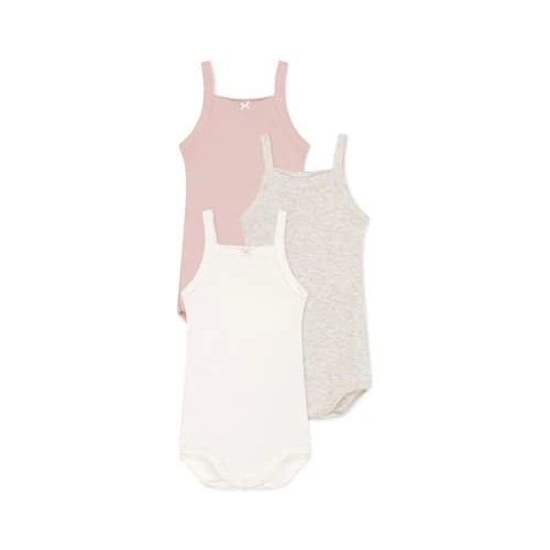 Offre limitée : Petit Bateau A0CWV Bodies A Bretelles Variante 1 Bébé Fille 6 Mois de 22.00 € à 19.31 € (12% de remise)