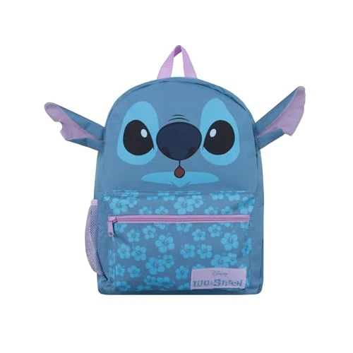 Offerta a tempo: Disney Zaino Stitch, Zaino Scuola Bambina, Zainetto Stitch Bambina, Zainetti Ragazze, Taglia Unica Blu - 48% da 26.99 € a 13.99 €