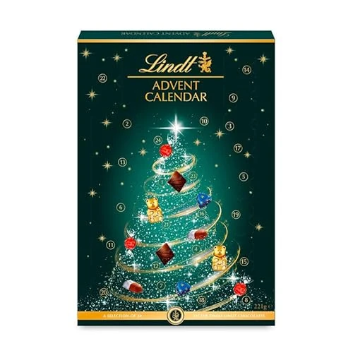Offerta a tempo: Lindt Calendario Avvento 2025 Albero, Praline di Cioccolato Assortite in confezione natalizia, Formato 221g - 39% da 18.99 € a 11.50 €