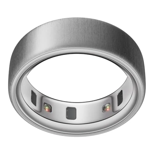 Offerta a tempo: Oura Ring 4 - Brushed Silver - Misura 9 - Smart Ring | Provalo con il kit di misurazione Oura Ring 4 | Indossabile per monitorare il sonno - Frequenza cardiaca - Fitness - Batteria fino a 8 giorni - 30% da 379.00 € a 264.99 €