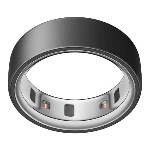 Offerta a tempo: Oura Ring 4 - Stealth - Misura 14 - Smart Ring | Provalo con il kit di misurazione Oura Ring 4 | Indossabile per monitorare il sonno - Frequenza cardiaca - Fitness - Batteria fino a 8 giorni - 39% da 379.00 € a 229.99 €