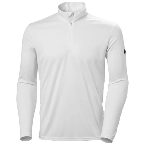 Offerta a tempo: Helly Hansen Uomo HH Tech ½ Zip 2.0, 001 Bianco, L - 44% da 40.00 € a 22.57 €