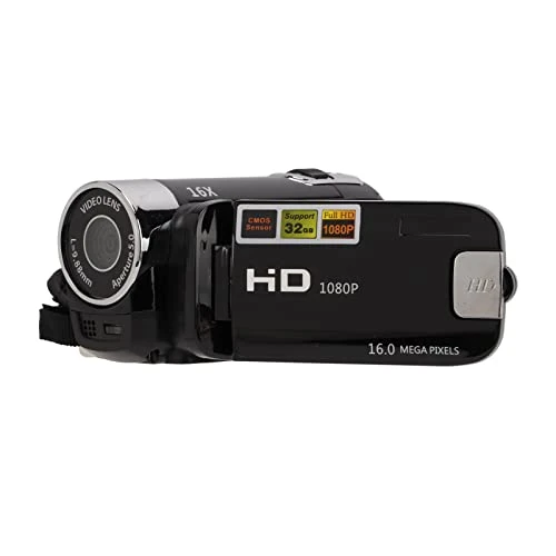 Oferta limitada: Greensen Videocámara con Cámara de Video Digital 4K 48MP, Grabadora de Video con Cámara con Zoom Digital 16X Cámara de Video con Pantalla Giratoria de 2,7 Pulgadas y 270 ° para (Black) de 44.75 EUR a 30.34 EUR (ahorro 32%)