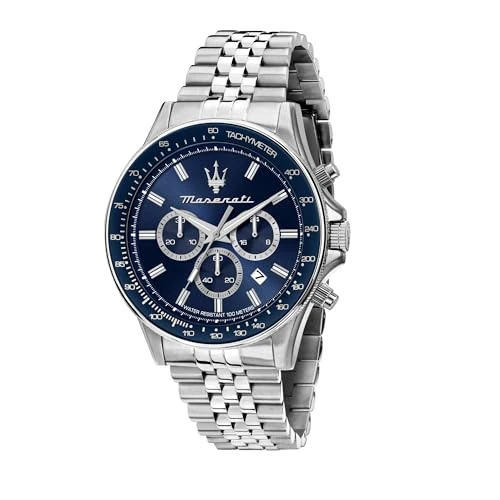 Limited-time offer: Maserati Men's Watch, Chronograph, Analog, 44 mm, SFIDA Collection - R8873640025 from 269.10 GBP to 269.10 GBP (save 0%)