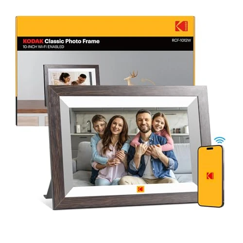 Tijdelijke aanbieding: KODAK 10,1 inch WiFi digitale fotolijst met 32 GB opslag, elektronische slimme digitale fotolijst 1280 x 800 IPS-touchscreen, automatisch draaien, momenten delen direct geschenken voor vrouwen van 99.99 EUR naar 99.99 EUR (korting 0%)