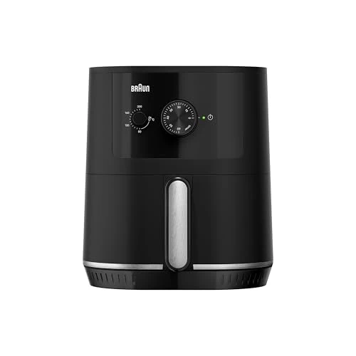 Limited offer: Braun MultiFry 3 HF3000, Air Fryer Oven with 4.3L Capacity, Hot Air Fryer with 80-200° Temperature Control, RealAir Technology, 60' Timer, 1500W, Matt Black from 99.99 EUR to 69.99 EUR (save 30%)