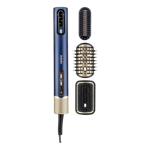 Offerta a tempo: BaByliss Air Wand, Asciugacapelli, Piastra Lisciante e Styler, Tutto in uno, da capelli bagnati ad asciutti, anti-crespo, nessun danno da calore, 3 accessori, AS6553E - Amazon Exclusive - 33% da 149.90 € a 99.90 €