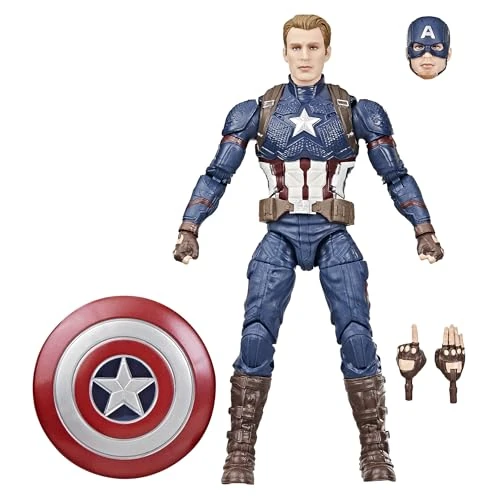 Zeitlich begrenztes Angebot: Marvel Legends Series Captain America, Avengers: EndgameAction-Figur (15 cm) zum Sammeln von 29.99 € auf 19.49 € (35% Rabatt)