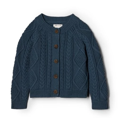 Zeitlich begrenztes Angebot: Amazon Essentials x Sofia Grainge Unisex Baby Fischer-Strickjacke Pullover, Dunkles Marineblau, 18 Monate von 20.70 € auf 20.70 € (0.00% Rabatt)