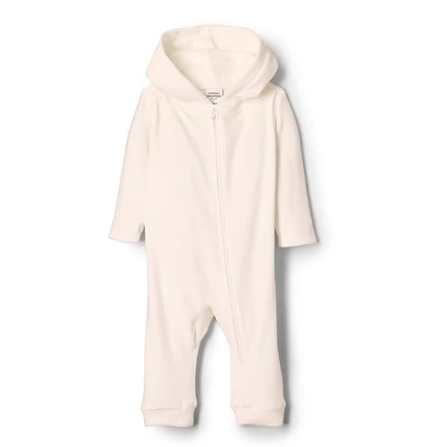 Oferta limitada: Amazon Essentials x Sofia Grainge Mono de terciopelo con capucha Unisex Bebés, Marfil, 0-3 meses de 19.00 EUR a 19.00 EUR (ahorro 0%)