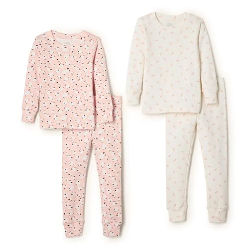 Limited-time offer: Amazon Essentials x Sofia Grainge Unisex Kids' Snug-Fit Cotton Pyjamas, Pack of 2, Little Bunnies/Sheep, 4 Years from 15.82 £ to 15.82 £ (save 0.00%)