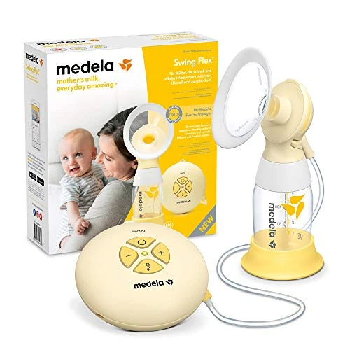 Offerta a tempo: Medela Swing Flex Tiralatte Elettrico Singolo, Design Compatto e Portatile, con Coppe PersonalFit Flex e Tecnologia Medela 2-Phase Expression - 41% da 99.99 € a 59.00 €