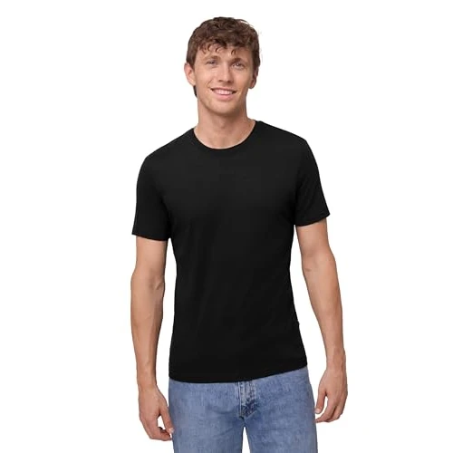 Oferta limitada: DANISH ENDURANCE Camisetas Manga Corta 100% Lana Merino, Suave y Transpirable, Pack de 1 o 2, Negro, L de 62.95 € a 62.95 € (ahorro 0.00%)