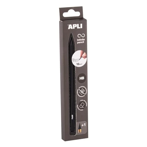 Oferta limitowana: APLI 19828 - Ołówek nieskończoności z czarnym korpusem, wieczny ołówek bez atramentu z wkładem z 24.83 zł na 24.83 zł (oszczędź 0.00%)
