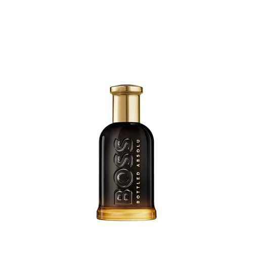 BOSS Absolu Parfum intense pour homme, parfum boisé et cuir, parfum hautement concentré, 50 ml