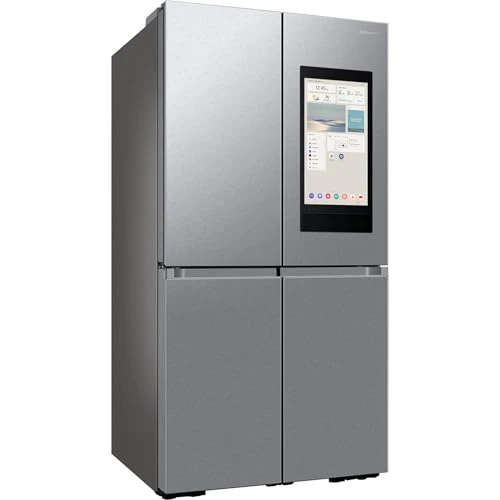 Samsung Koelkast met 4 deuren Family Hub AI RF65DG9H0ESR, met AI Vision Inside, Wifi+AI Energy Mode, Beverage Center, Metal Back, 636 L, Inox (gereviseerd)