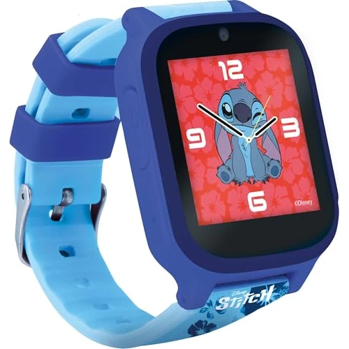 Offre limitee: Lisciani - STITCH SMARTWATCH - Montre Connectée Pour Enfants dès 7 Ans - Fonds d'Ecran Stitch Interchangeables -5 Jeux Intéractifs - Ecran Tactile - Fonctions Appareil Photo, Réveil, Minuteur & Lampe de 59.99 EUR a 39.34 EUR (economie 34%)