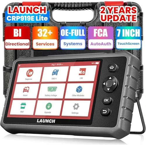 Offerta a tempo: LAUNCH CRP919E Lite OBD2 Diagnosi Auto Professionale per Sistema Completo, OBD 2 Bidirezionale Auto Diagnostica 32+ Reset di Servizio Ripristino Olio EPB TPMS EGR Dpf FCA SGW 2 Anni di Aggiornamento — 20% da 459,00 € a 367,20 €