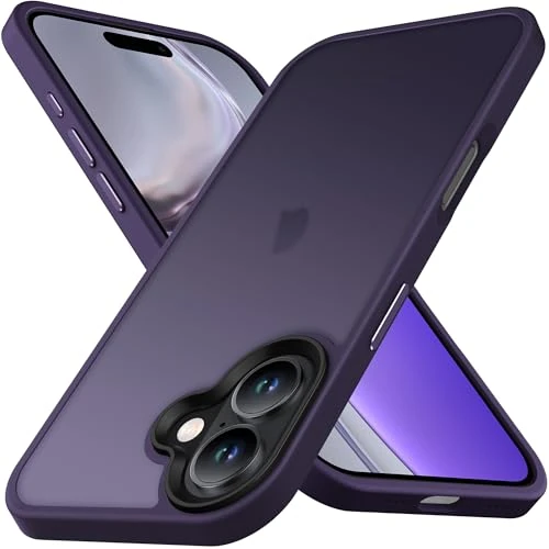 Oferta ograniczona: Anqrp Zaprojektowane dla etui na iPhone'a, [wojskowe odporne na wstrząsy] super miękkie silikonowe smukłe półprzezroczyste matowe etui ochronne na telefon, kompatybilne z iPhone 6,1 cala, z 16.99 EUR na 13.59 EUR (znizka 20%)