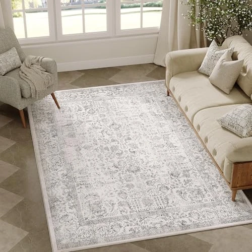 Offerta a tempo: HUGEAR Tappeto Salotto 120x180cm Grigio Grande Tappeti - 35% da 57.99 € a 37.46 €