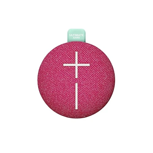 Offerta a tempo: Ultimate Ears Miniroll Altoparlante Bluetooth impermeabile ultraportatile, bassi potenti, resistente alla polvere IP67, raggio d’azione di 40 m - Calming Pink - 47% da 84.99 € a 44.99 €