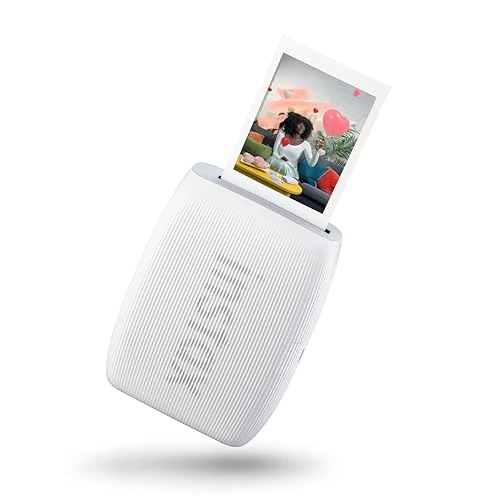 Offerta a tempo: Fujifilm Instax mini Link 3 Clay White - Mini Stampante per Smartphone, Stampa ad Alta Velocità, Effetti AR 3D Integrati, Modalità Click to Collage, Dimensioni Immagine 62 x 46 mm - 43% da 139.99 € a 79.99 €