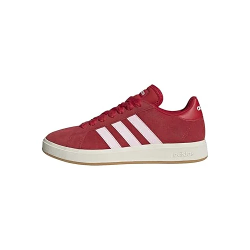 adidas Donna Grand Court Base 00s Shoes, Better Scarlet/Clear Pink/off White, 38 2/3 EU