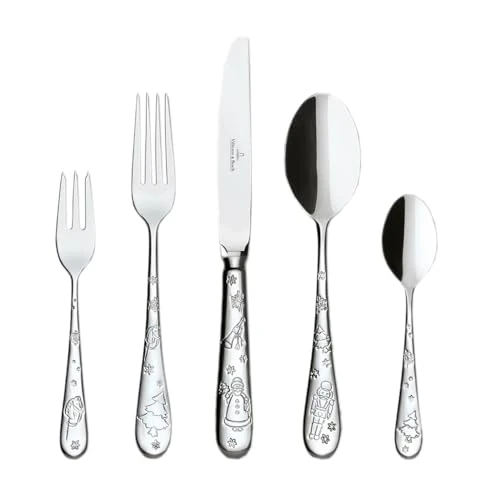 Offre limitée : Villeroy & Boch – Toy’s Delight couverts de table 30 pcs, ensemble en acier inoxydable, 6 cuillères, fourchettes, 6 couteaux, 6 cuillères à café et 6 fourchettes à gâteau, résistant au lave-vaisselle de 195.00 EUR à 195.00 EUR (remise 0%)