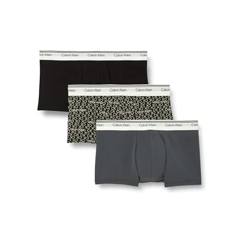 Calvin Klein, Blauw (Turbulentie/Ck Ck Logo_zwart/zwart), M