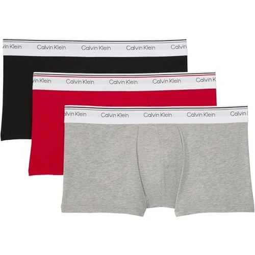Offerta a tempo: Calvin Klein Uomo Slip Hipster Confezione da 3 Balance con Fascia con Logo, Multicolore (Turbulence/CK CK Logo_Black/ Black), XL - 35% da 44.90 € a 29.10 €