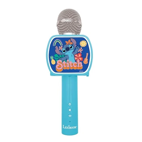 Begrenztes Angebot: Lexibook, Disney Stitch, Bluetooth -Mikrofon mit Stimmveränderungsfunktion, integrierter Lautsprecher, Telefonhalterung enthalten, Blau, MIC240D von 39.99 EUR auf 39.99 EUR (Rabatt 0%)