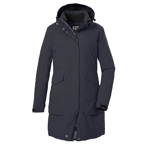 Zeitlich begrenztes Angebot: killtec Damen Parka/Mantel wasserdicht mit abzippbarer Kapuze Damen Funktionsparka, dunkelnavy, 44, 43284-000 von 142.08 € auf 142.08 € (0.00% Rabatt)