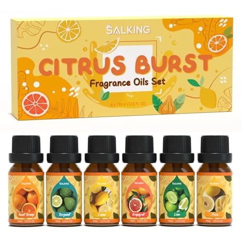 Offerta a tempo: SALKING Oli Essenziali per Diffusori Agrumi 6x10ml - 33% da 23.99 € a 15.99 €