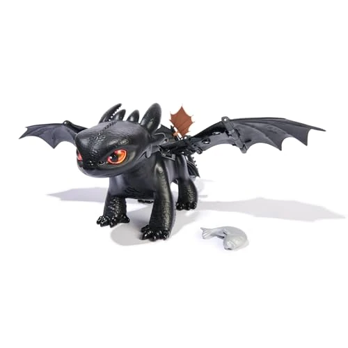 Offerta a tempo: DreamWorks Dragons How to Train Your Dragon, Sdentato Interattivo, Drago con 60 Suoni e Reazioni, Giocattoli per Bambini e Bambine, 4+ Anni - 25% da 37.99 € a 28.49 €