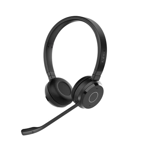 Oferta limitada: Jabra Evolve 65 TE UC - Auriculares Inalambricos Bluetooth, Cascos Inalambricos Bluetooth con 30m Rango, 16h Batería, conectividad USB-A y USB-C, se Conecta a Dos Dispositivos - Negro de 117.99 EUR a 110.99 EUR (ahorro 6%)