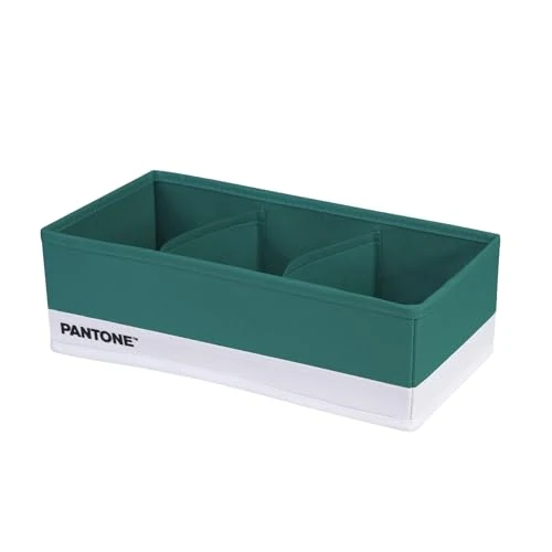 Limited-time offer: SWEET HOME - Space Saving Organizer for Closet and Drawers, 3 Compartments for Laundry and Clothes, Dividers for Drawers, Green, Minimalist from $21.78 to $21.78 (save 0.00%)